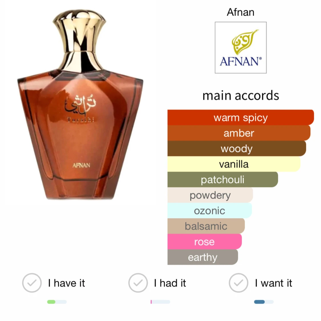 Afnan Turathi Brown 5ml  - 90