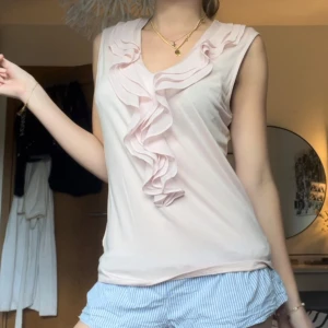 Volang topp - Söt rosa volang topp 😚😚