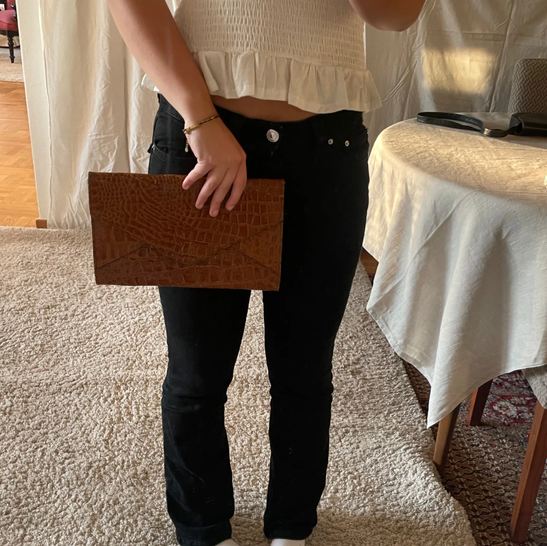 Brun kuvertväska  - 90