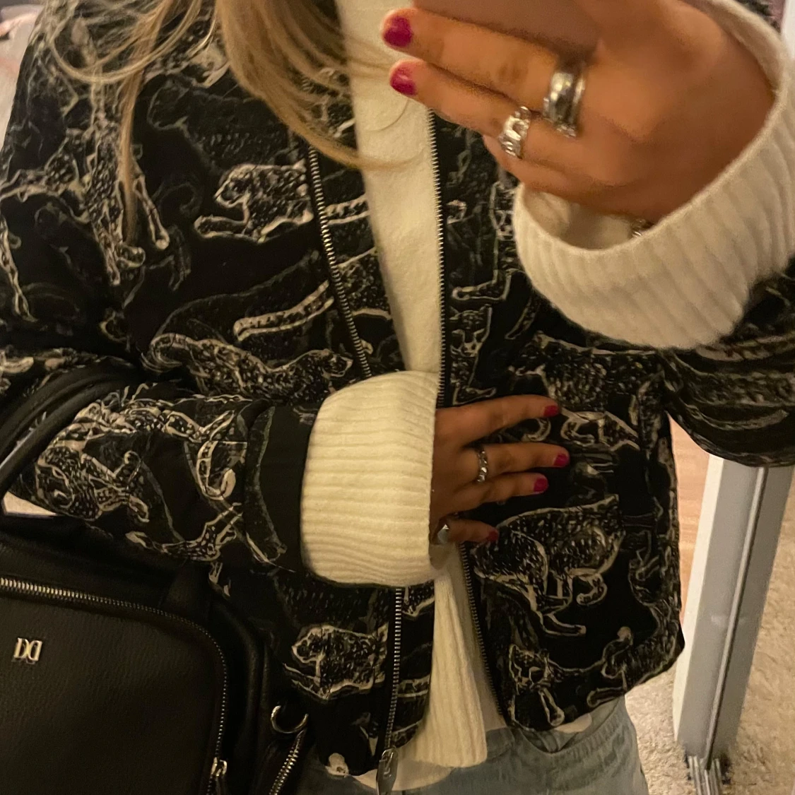 Leopard jacka från hm