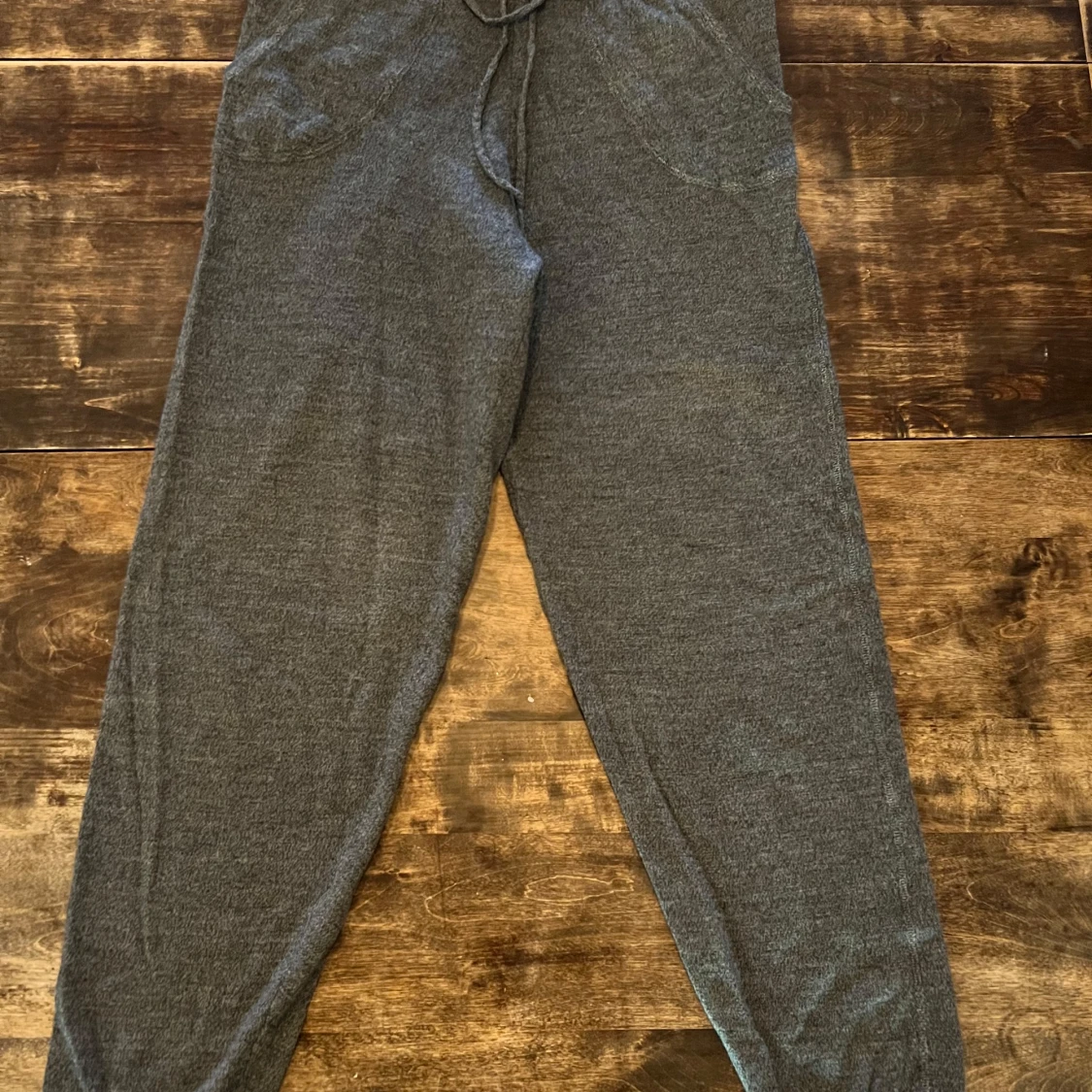 Set i merinoull, grå polotröja och byxor från Dagmar, stl S-M - 2