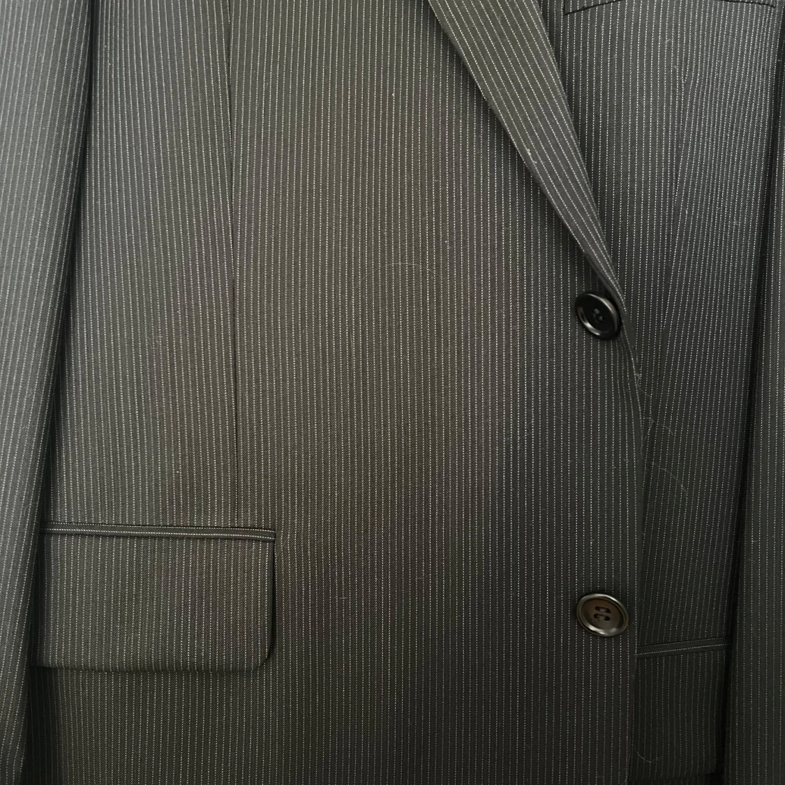 Svart randig kavaj från Elson - 4