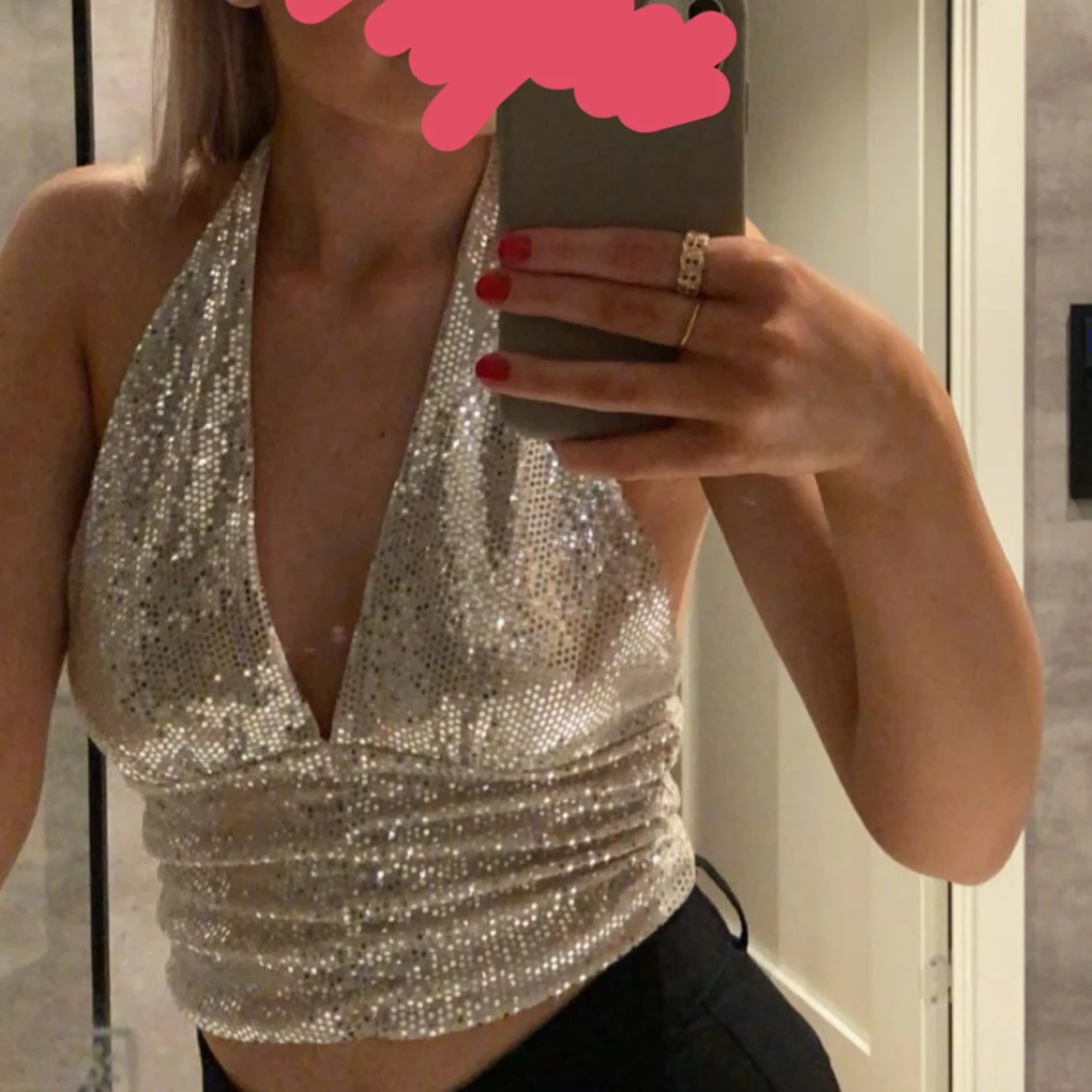 Glittrig festtopp  - 3