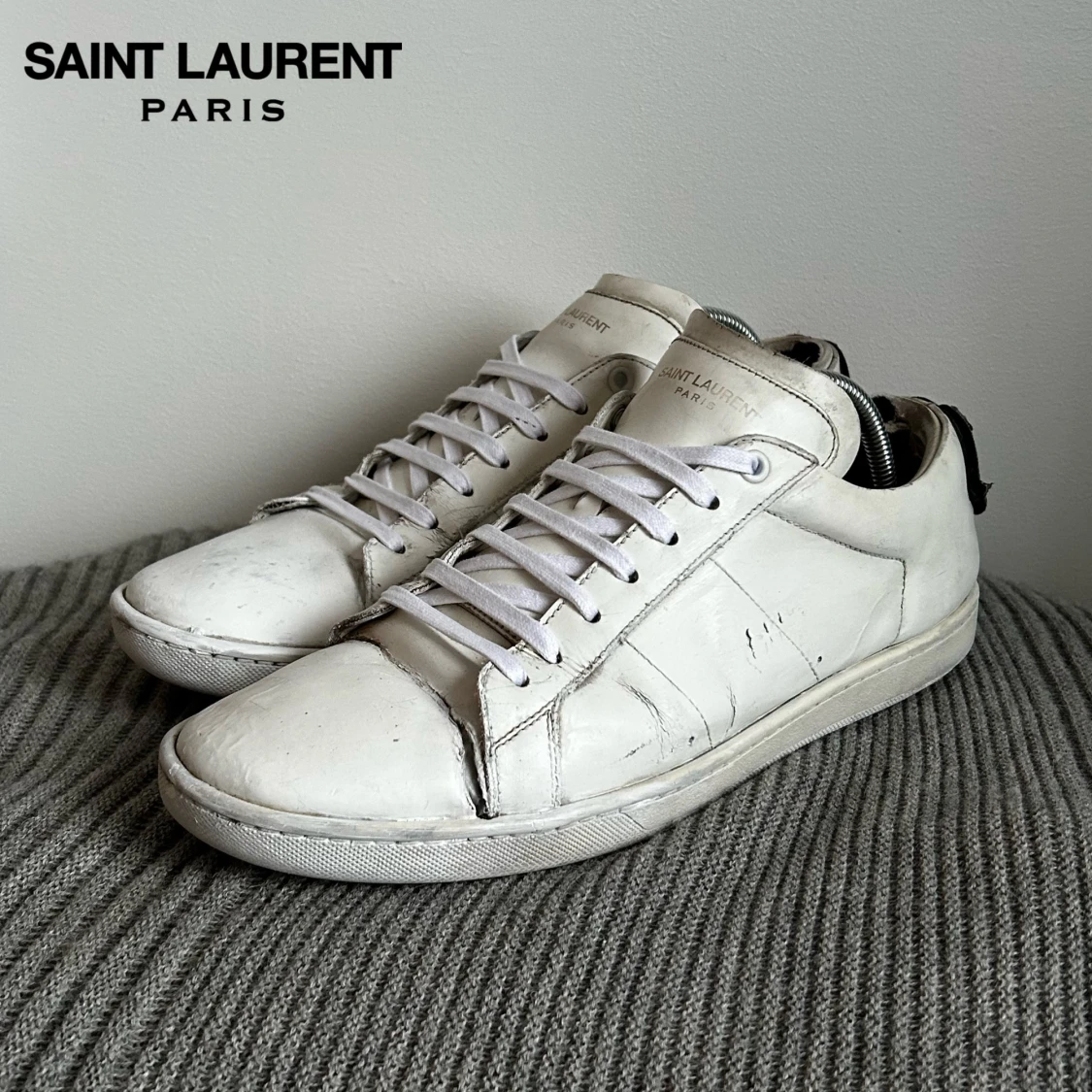 Vita Saint Laurent skor sl/01 lips👄 