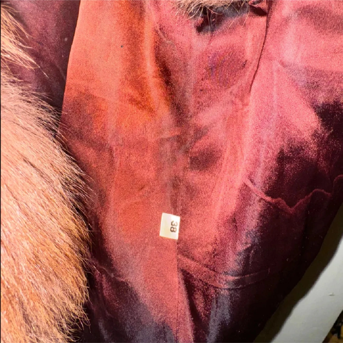 Brun pälsväst från Saga Furs - 93