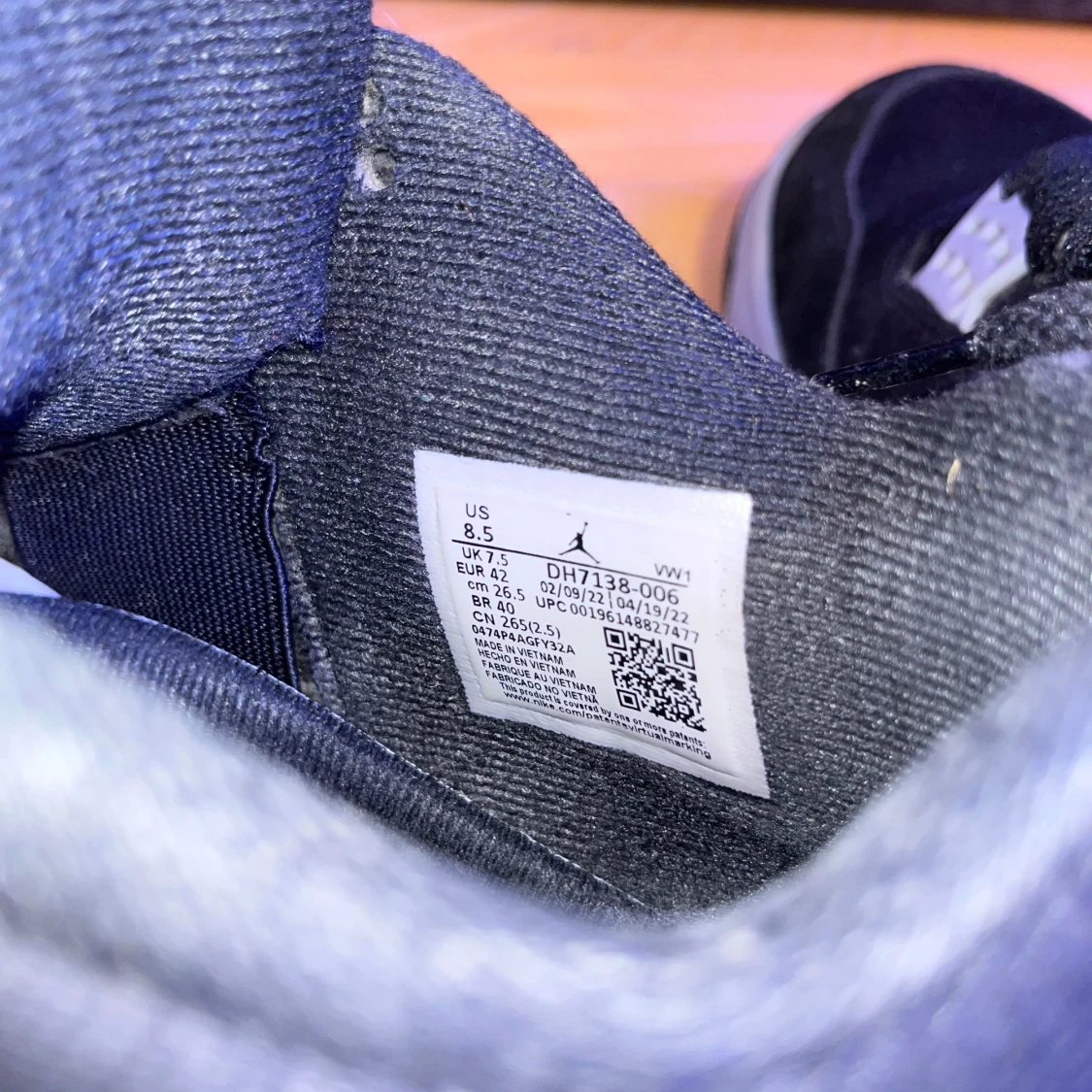 Jordan 4 black canvas - 1