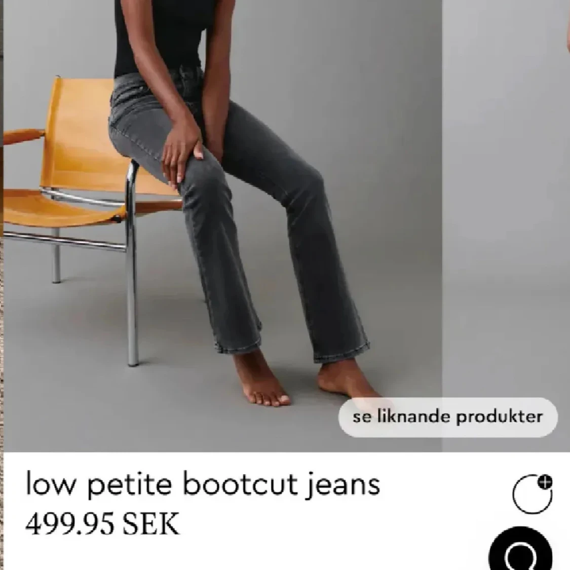 Svarta bootcut jeans - 1