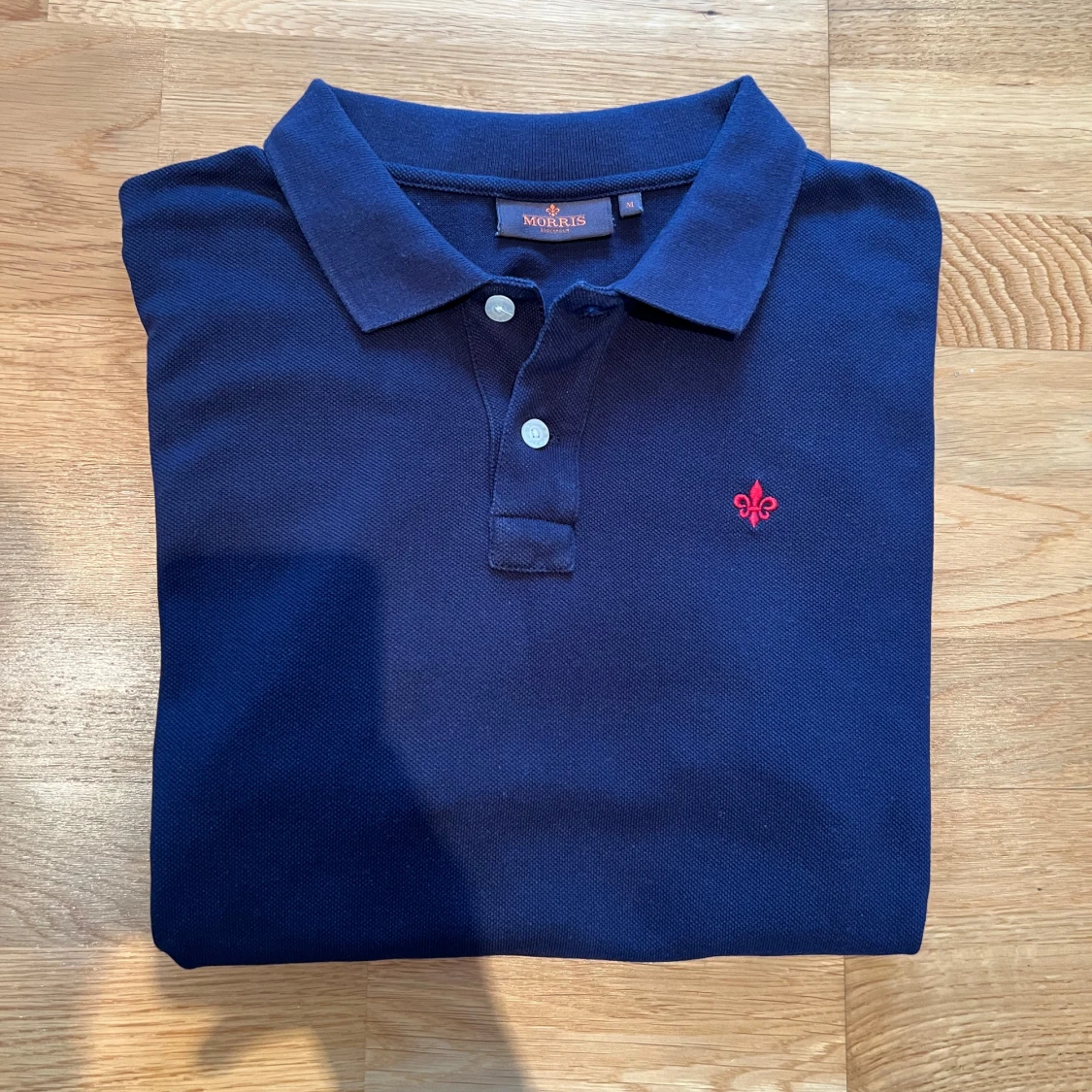 Mörkblå pikétröja från Morris - 2