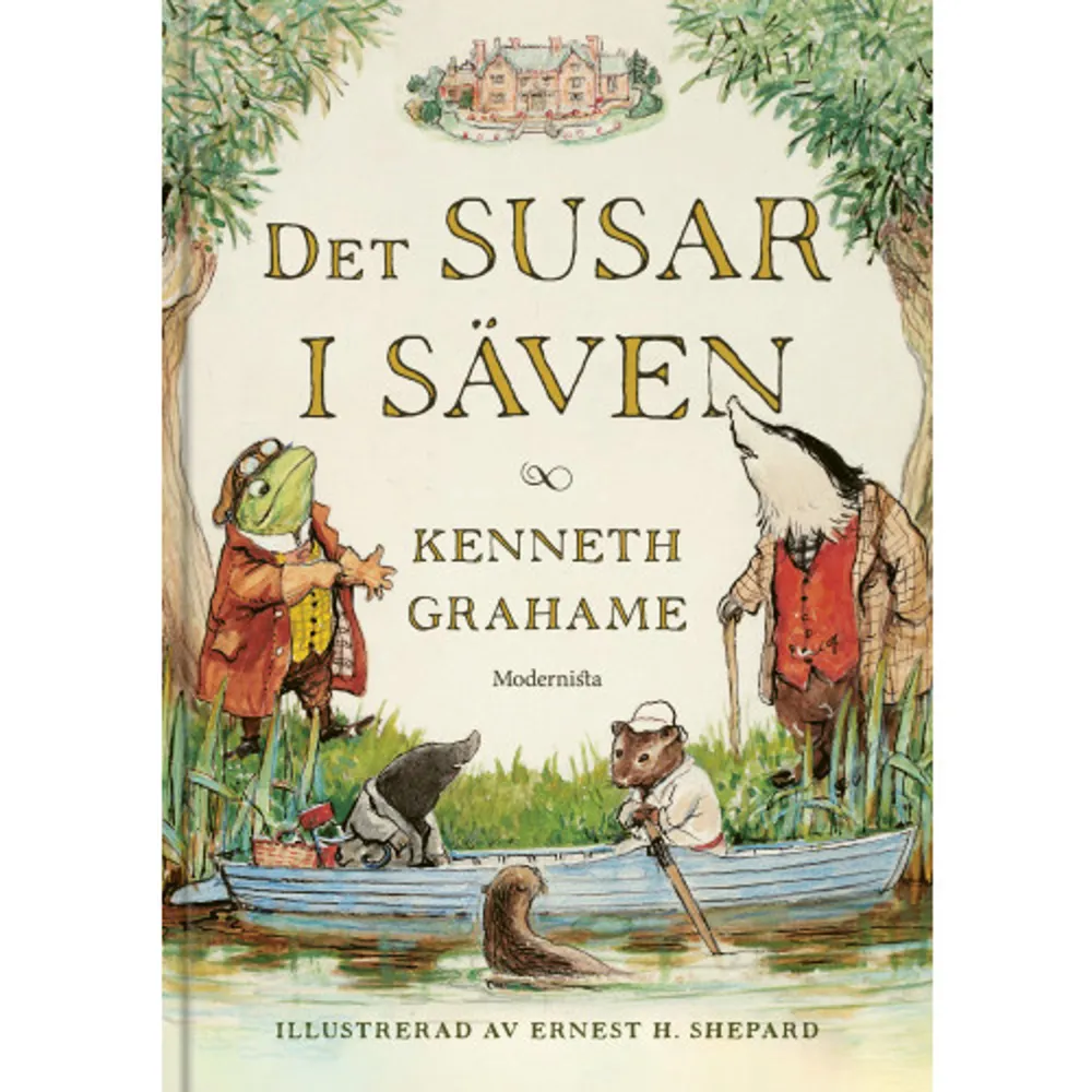 Ny illustrerad presentutgåva av en av tidernas största barnboksklassikerDet susar i säven och dess oförglömliga karaktärer - Mullvaden, Paddan, Vattenråttan och Grävlingen - har i över hundra år charmat barn i alla åldrar och över hela världen. Oavsett om de fyra vännerna ger sig ut på spännande äventyr, är indragna i komiska händelser eller bara kopplar av vid Themsen, så är berättelserna om dem några av de mest älskade i den engelskspråkiga barnlitteraturen. Denna nyutgåva av Det susar i säven presenteras i svensk översättning av Signe Hallström och med Ernest H. Shepards klassiska illustrationer.KENNETH GRAHAME [1849-1932] var en brittisk författare, född i Edinburgh. Efter att under många år arbetat för Bank of England började han skriva på heltid, främst barnböcker men också flera barnboksskildringar för vuxna. Det susar i säven [1908] är Kenneth Grahames mest kända och älskade bok, såld i över 85 miljoner exemplar och översatt till 29 språk.    Format Kartonnage   Omfång 264 sidor   Språk Svenska   Förlag Modernista   Utgivningsdatum 2022-05-12   Medverkande Signe Hallström   Medverkande Ernest H. Shepard   ISBN 9789180237536  . Böcker.