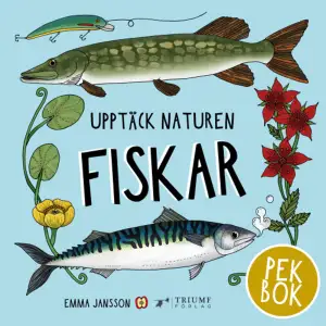 Nu kommer äntligen den populära boken Mina första fiskar i en pekboks-version. Lär dig känna igen gädda, gös och mängder med andra fiskar! Boken är den andra delen i Upptäck naturen pek!Boken är illustrerad av fantastiska Emma Jansson, 