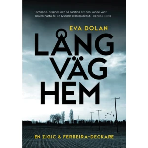 Lång väg hem (inbunden) - Vald till en av tidernas 100 bästa deckare av LOTTA OLSSON i DN!»Rafflande, originell och så samtida att den kunde varit skriven nästa år. En lysande kriminaldebut.« | DENISE MINA»Lysande start på en ny kriminalserie.« | METRO, LONDONEn man bränns till döds i ett trädgårdsskjul i en förort.Kriminalkommissarie Zigic och kriminalinspektör Ferreira kallas in från Peterboroughs hatbrottsenhet för att utreda mordet. Offret identifieras snabbt som illegal invandrare, och en man som flera människor mycket väl kan ha velat se död.En dömd mordbrännare som också är medlem i en högerextrem rörelse har nyligen kommit ut ur fängelset. Samtidigt påstår sig vittnen ha sett den döde i slag­smål med en av stadens mest ökända slumhyresvärdar.Zigic och Ferreira vet av erfarenhet hur svårt det kan vara att samarbeta med människor som redan har starka skäl att misstro polisen. Och när ännu en invandrare attackeras medan Zigic och Ferreira jagar sin mördare, närmar sig spänningen bristningsgränsen.»Antagligen en av de bästa kriminaldebuter du någonsin kommer att läsa.« | CRIME FICTION LOVER»Uppslukande.« | DAILY MAIL»Lång väg hem fick mig definitivt att bli sugen på att fortsätta läsa den här serien.« | BOKLYSTEN&gt;EVA DOLAN är en brittisk kriminalförfattare. Redan som tonåring nominerades hon till en CWA Dagger för outgivna författare. Lång väg hem [Long Way Home] är hennes debutroman, första delen i en av de mest uppmärksammade nya brittiska kriminalserierna på senare år.    Format Inbunden   Omfång 413 sidor   Språk Svenska   Förlag Modernista   Utgivningsdatum 2014-08-22   Medverkande Carla Wiberg   Medverkande Lars Sundh   ISBN 9789174994759  