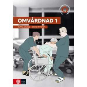 Omvårdnad 1 (häftad) - Håll utkik! Revideras för Gy 25. Läroböckerna har en tydlig koppling till kursplanen och är indelade i tre delar som behandlar bakgrund, praktisk omvårdnad och sjukdomar. Kursernas faktatunga innehåll görs begripligt och lätthanterligt. Texten är elevnära och fokus ligger på den framtida yrkesrollen ­– arbete som undersköterska eller vårdbiträde. Innehåll I upptakten till varje kapitel kan eleven läsa om vilket centralt innehåll som behandlas i kapitlet. Även målen för kapitlet presenteras. Kapitlet innehåller sedan en fallbeskrivning som följs upp av samtalsfrågor. Eleverna återvänder till fallbeskrivningen i slutet av kapitlet i den avslutande uppgiften. Varje kapitel avslutas också med momentet ”Din roll”, där innehållet konkretiseras mot elevens framtida yrkesroll. Ett kapitel innehåller också faktatexter, centrala begrepp, uppgifter, praktiska instruktioner, testa dig själv-uppgifter med uppgifter med olika svårighetsgrad. Centrala begrepp förklaras både i texten och i sammanfattningen sist i kapitlet. Kostnadsfritt lärarstöd Lärarstödet till respektive bok är webbaserat och innehåller bland annat lektionsplaneringar, förslag på prov med elevsvar och undervisningsfilmer. Filmerna är kopplade till praktiska moment utifrån centralt innehåll och kunskapskrav.  Kostnadsfritt extramaterial Omvårdnad fortsätter på webben! Här finns facit till alla uppgifter i boken samt ord- och begreppsövningar. Nyhet: Omvårdnad 1 som heldigitalt läromedel Omvårdnad 1 finns även som ett heltäckande och heldigitalt läromedel med allt innehåll samlat.  Här finns en intervju med författarna till Omvårdnad 1.     Format Häftad   Omfång 304 sidor   Språk Svenska   Förlag Natur &amp; Kultur Läromedel och Akademi   Utgivningsdatum 2021-07-29   Medverkande Klara Ekvall   ISBN 9789127459335  