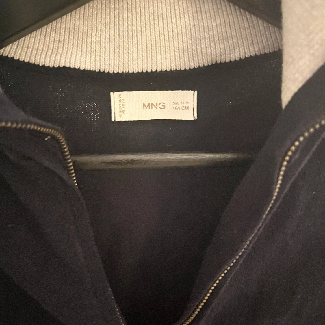 Zip-tröja mörkblå - 91