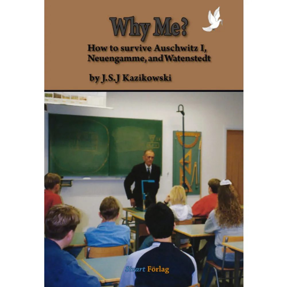 Why Me? is a question that I have asked myself many times. If my father had not survived the day to day hell of the German concentration camps, then neither myself nor my brother would have been here today. We cannot ignore that our upbringing was, in many ways, in the shadow of his life in these camps. Why Me? is a question that my father and many other prisoners surely thought about. Peope who, despite everything, pulled through extremely difficult circumstances in which life often hung on a thread. In the early 90s, my father visited many schools and told the story of his imprisonment and concentration camp experiences. He focused more on describing the camps and how they were organised. In my version, I have chosen to describe more of the brutal incidents he witnessed and the pure luck that saved him and his brother. None of them was of Jewish origin. The warmth and strenght of his brother s companionship, together with his never-failing hope, were additional factors that carried him through the daily hardships. There are many heroic situations where my father succeeded in making life bearable for his fellow prisoners and in so doing, probably saved lives. Although he was reluctant to tell of these incidents during his school visits, I have chosen to highlight them in my book. Why Me? is a reoccurring thought throughout the text and leads us to delve deeper into the extreme events that even today we can witness. This book is an evidence that there were circumstances that made survival possible, when the conditions and odds showed it would have been impossible.     Format Inbunden   Omfång 196 sidor   Språk Engelska   Förlag Sivart Förlag   Utgivningsdatum 2022-04-27   Medverkande Torbjörn Ring   Medverkande Jasmin Kazikowski   ISBN 9789189025141  . Böcker.