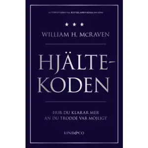 När McRaven var en liten drömde han om att bli en superhjälte. Han längtade efter att sätta på sig en mantel och rädda världen. Men när han blev äldre förstod han att verklighetens hjältar finns överallt - och att ingen av dem har några superkrafter eller någon mantel. Vad är det då som utmärker en hjälte? Kraften att hjälpa andra, att göra skillnad, fysiskt och moraliskt mod, offervilja och en stor portion integritet. Under sin långa karriär har amiral William H. McRaven mött många exceptionella människor, från de han träffade under tjänstgöringen inom elitförbandet Navy SEALs, till inspirerande läkare, forskare, politiker och filantroper. Genom att skildra deras medkänsla, ödmjukhet, mod och förmåga att ingjuta hopp, har McRaven kommit fram till Hjältekoden - tio lärdomar som gör att vanliga människor åstadkommer ovanliga saker. Den här boken visar hur vi alla kan uthärda och resa oss över motgångar, använda humor för att finna stryka, inspirera genom integritet, så väl som att erbjuda praktiska råd om hur man tacklar hinder och blir den bästa versionen av sig själv. Resultatet är en innerlig hyllning till sanna hjältar och en utmärkt guide till den som vill komma över begränsningar, föregå med gott exempel eller sträva mot en stor dröm. WILLIAM H. MCRAVEN är pensionerad amiral från U.S. Navy. Som fyrstjärnig amiral var han befälhavare över alla USA:s specialförband. Lind & Co har tidigare utgivit hans internationella bästsäljare Bädda din säng. 