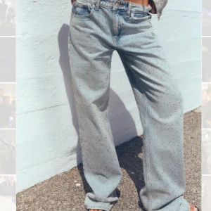 Så snygga jeans - Så snygga slutsålda jeans ifrån zara! Säljer på grund av att ja köpte två i olika storlekar så jeansen är som nya! Nypris 700💕💕