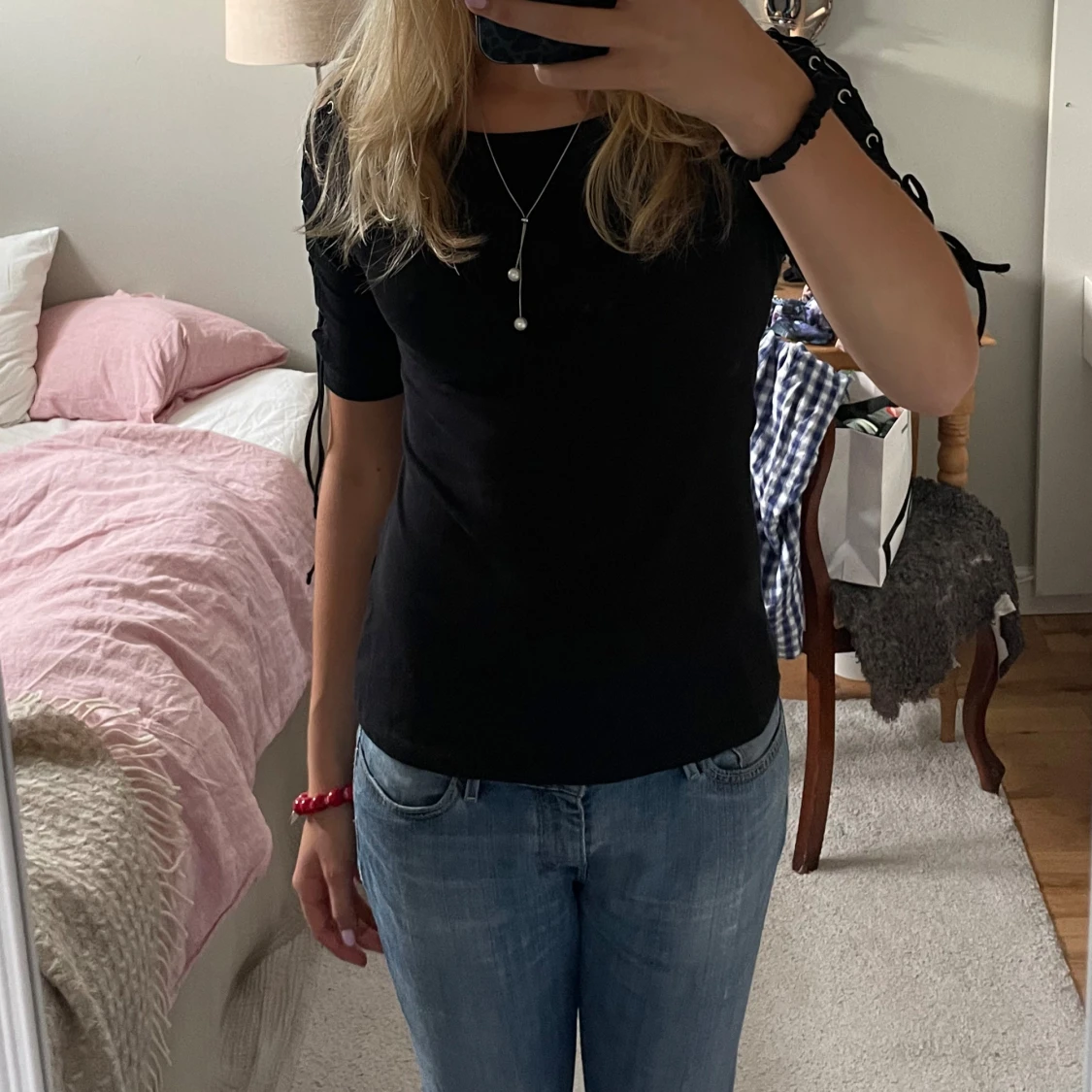 Topp med knytning  - 90