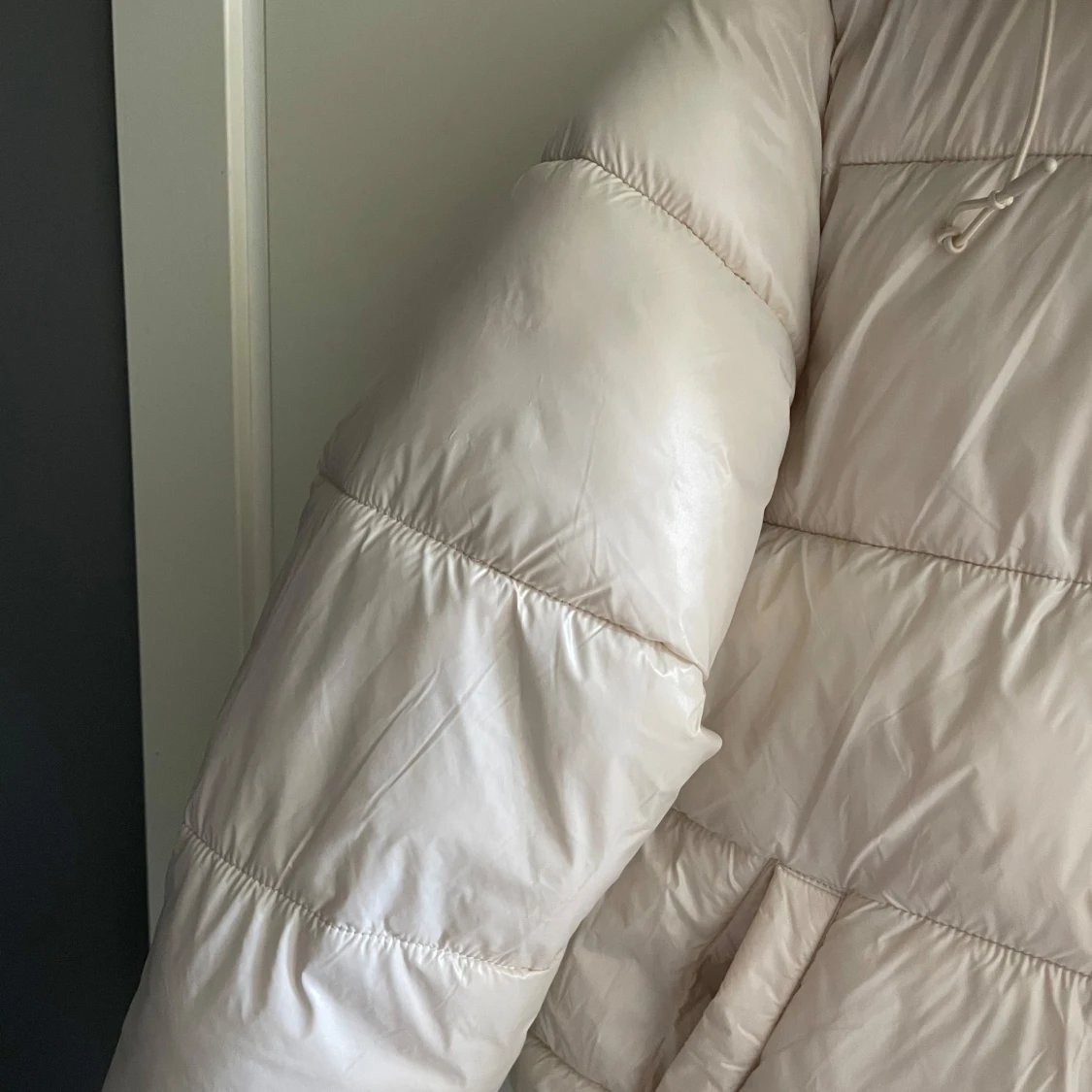 Beige vinterjacka  - 91