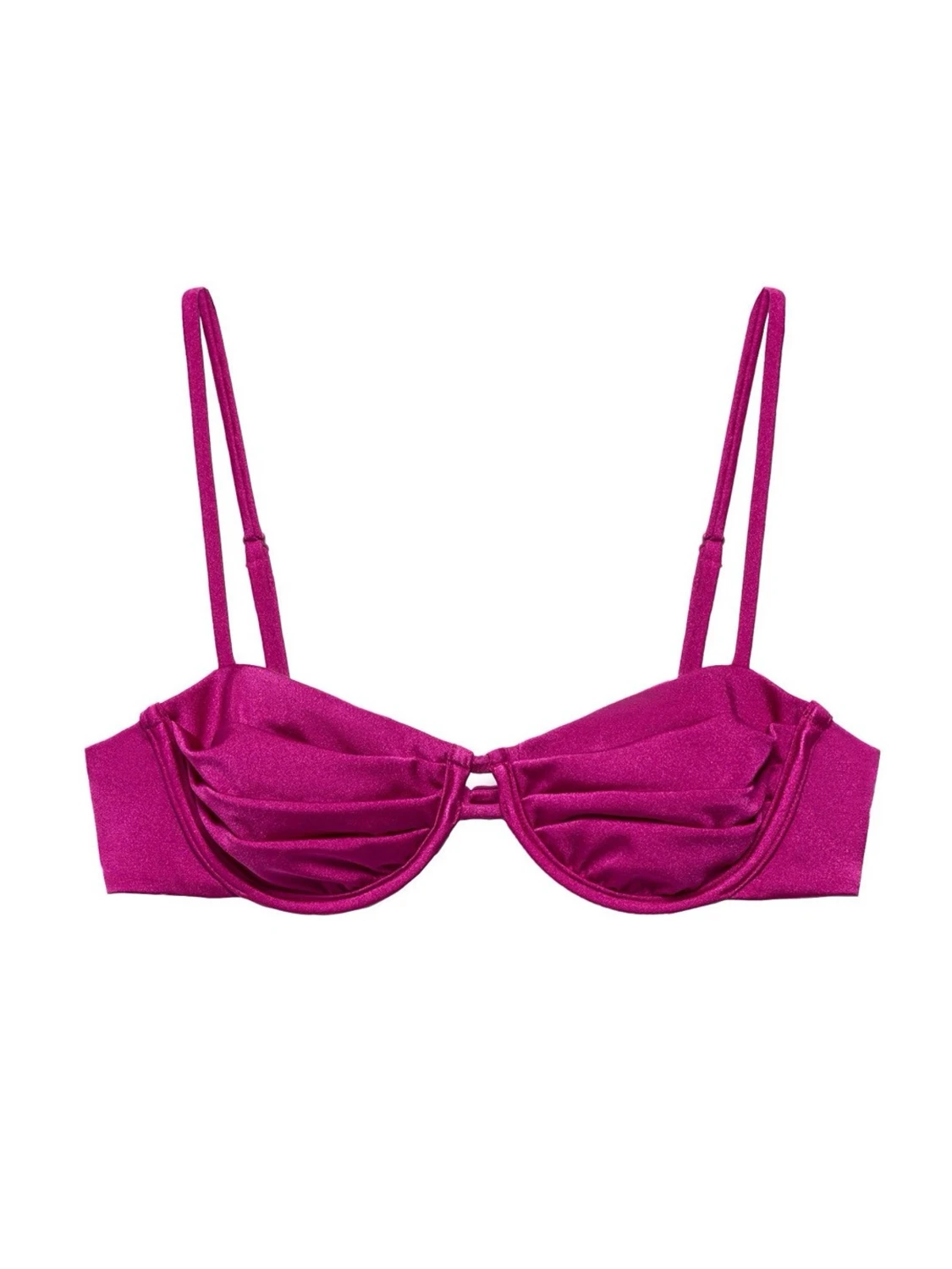 Cerise bikini med tunna band