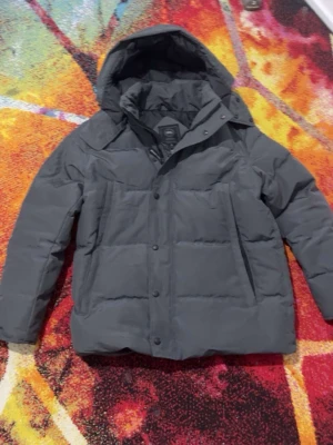 Canada goose jacka - Grå Canada goose jacka som endast är använd en vinter men säljs pga för liten. Pris kan diskuteras vid snabba affär