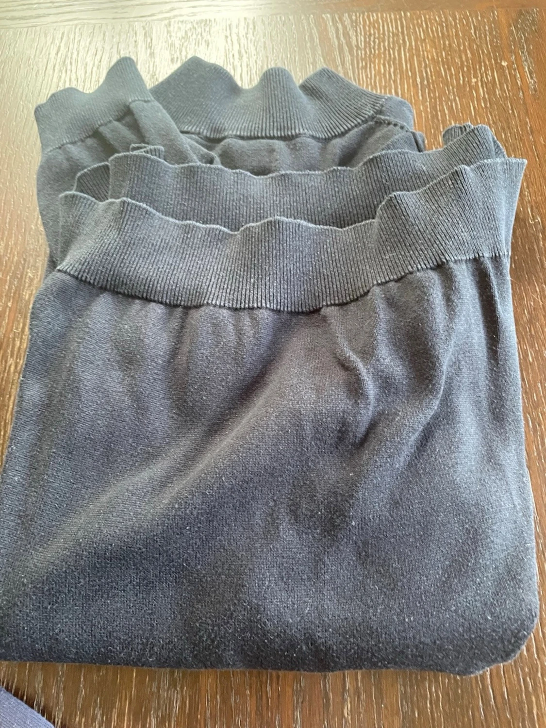 Mörkblå halvzip tröja - 2