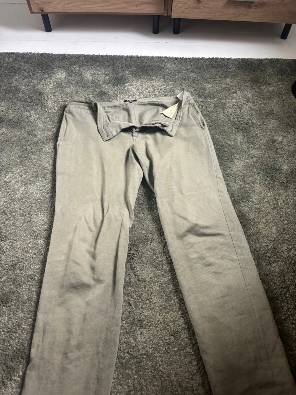 Olivgröna raka jeans från A.P.C. - 2