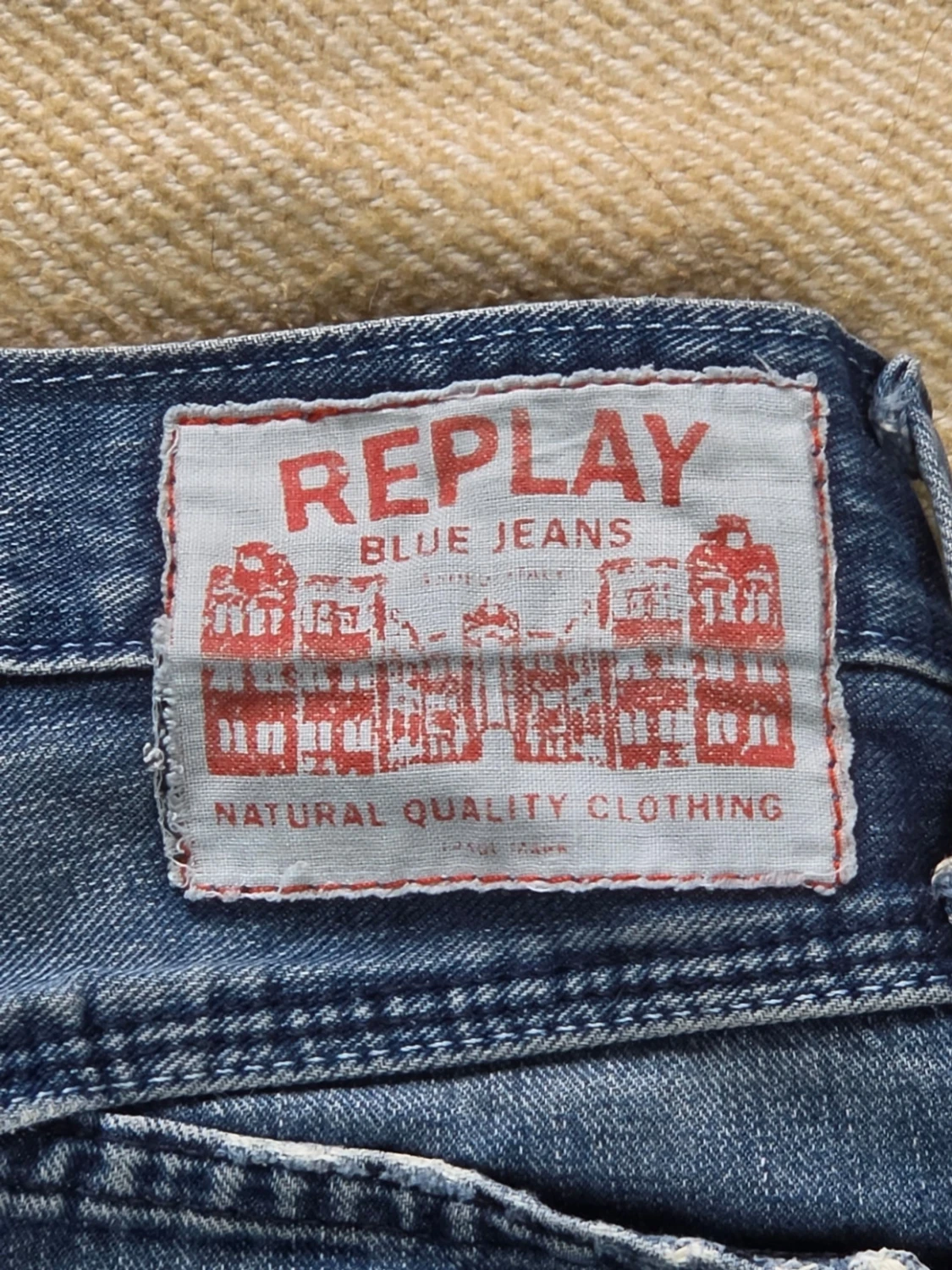 Replay jeans blå W28 L32 - 4