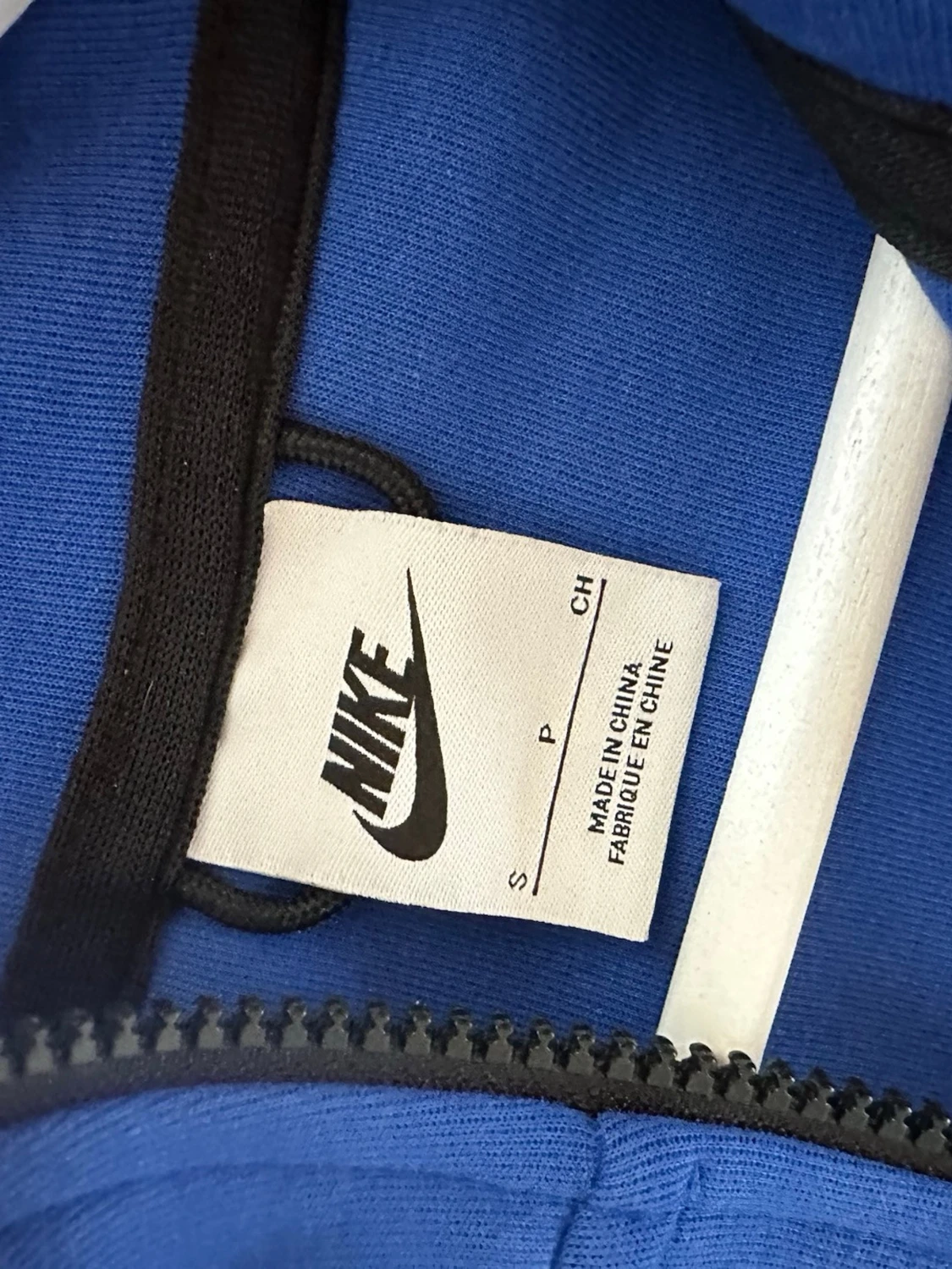 Blå Nike techfleece - 3