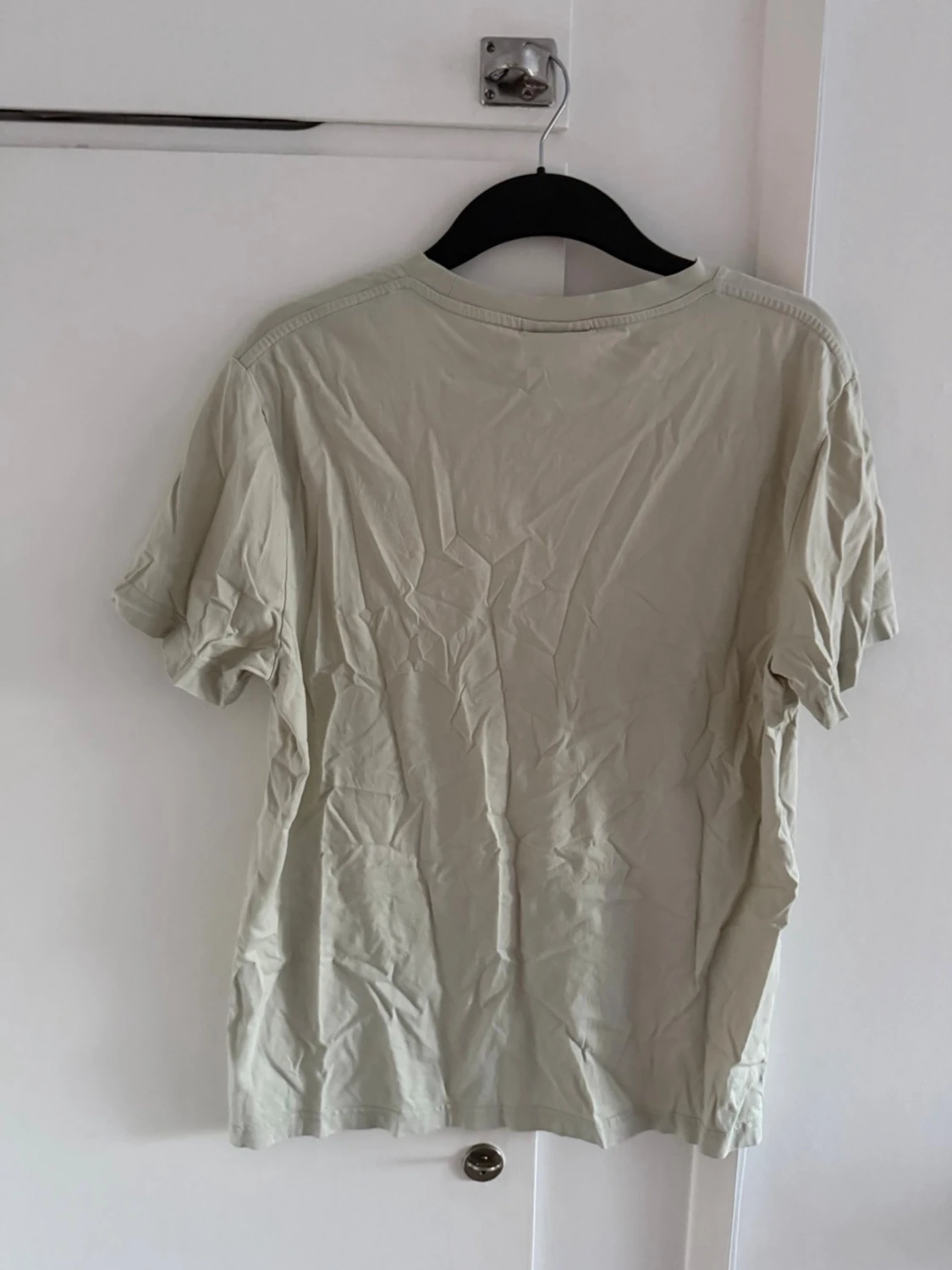 Mint grön basic t-shirt i bomull - 1