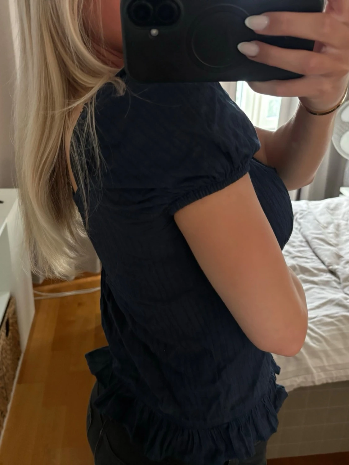 Mörkblå blus - 2