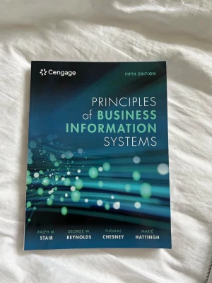 Principles of Business Information Systems - Boken "Principles of Business Information Systems" är den femte upplagan och behandlar grundläggande principer för affärsinformationssystem. ISBN: 978-1-4737-7520-9.  Boken är på engelska och innehåller kapitel med teorier, begrepp och exempel anpassade för studier inom informationsteknik och relaterade ämnen vid högskola eller universitet.