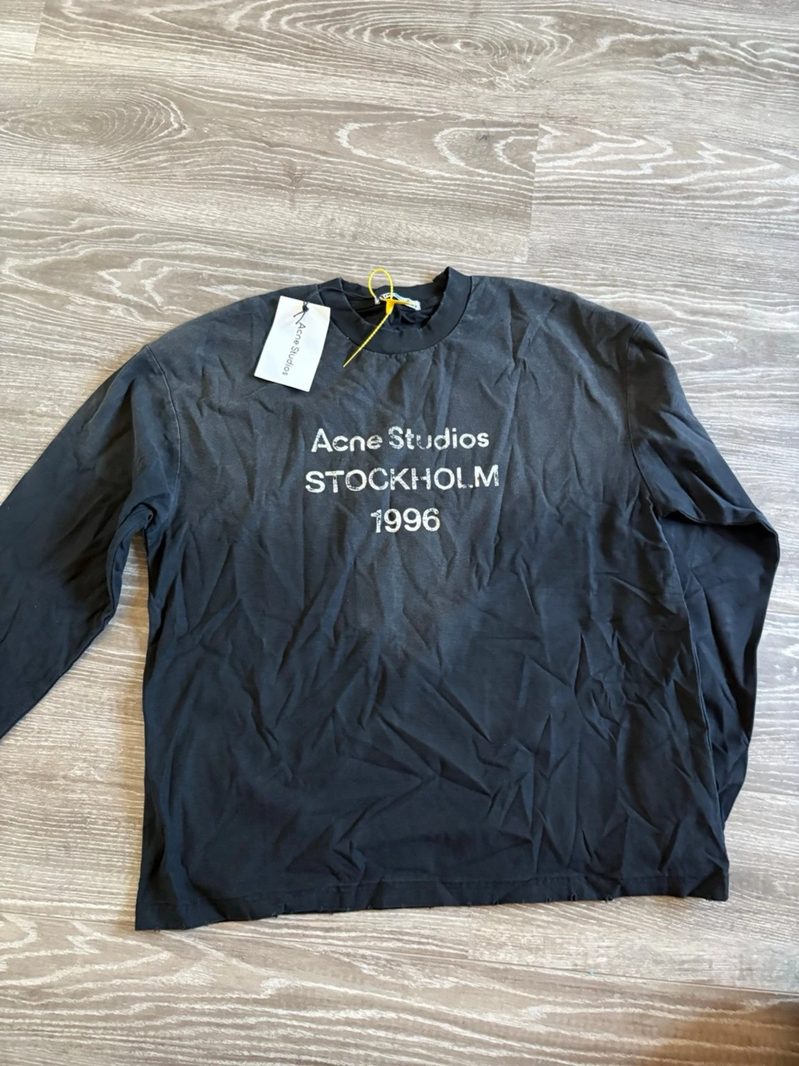 Svart långärmad topp Acne Studios