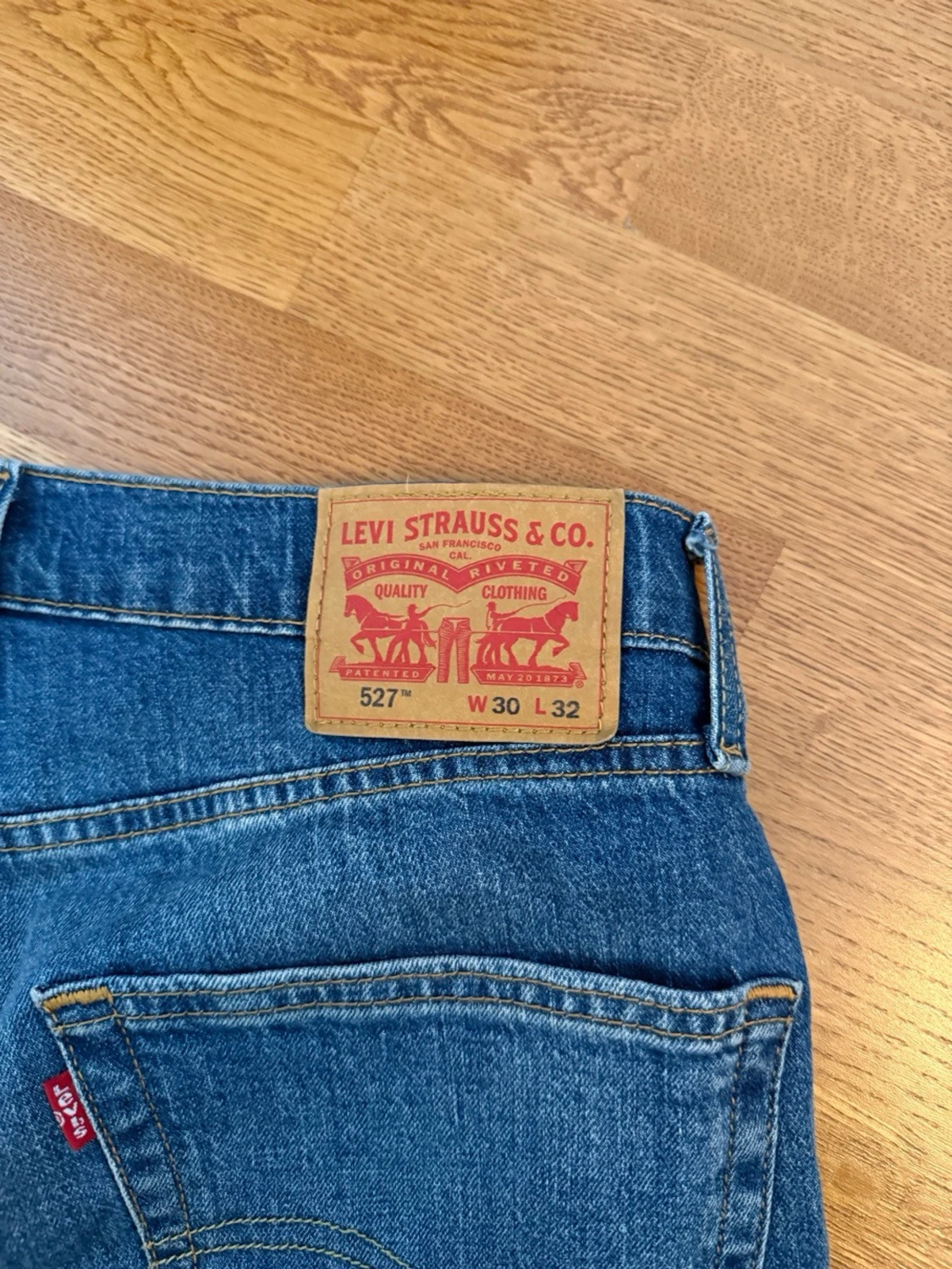 Levi's 527 blå jeans bootcut - 1