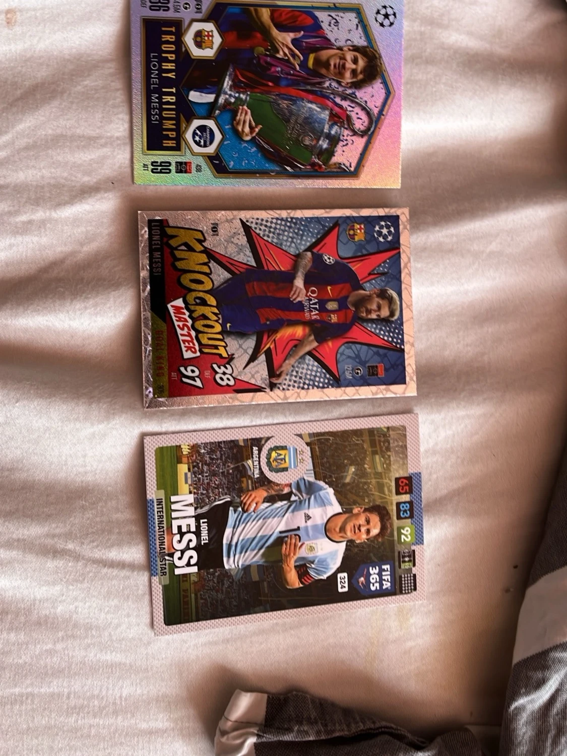 Messi fotbolls kort