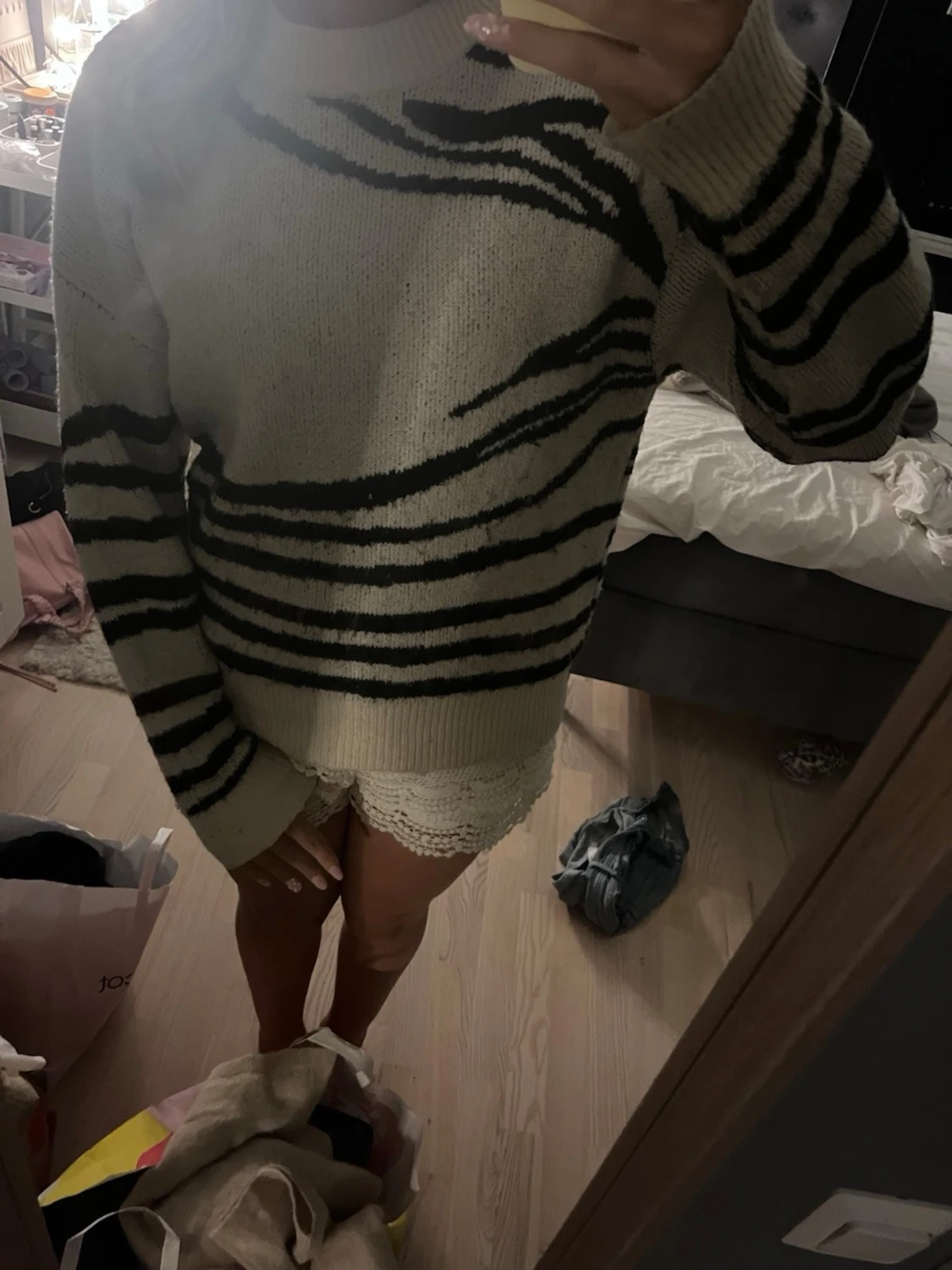 Stickad tröja 