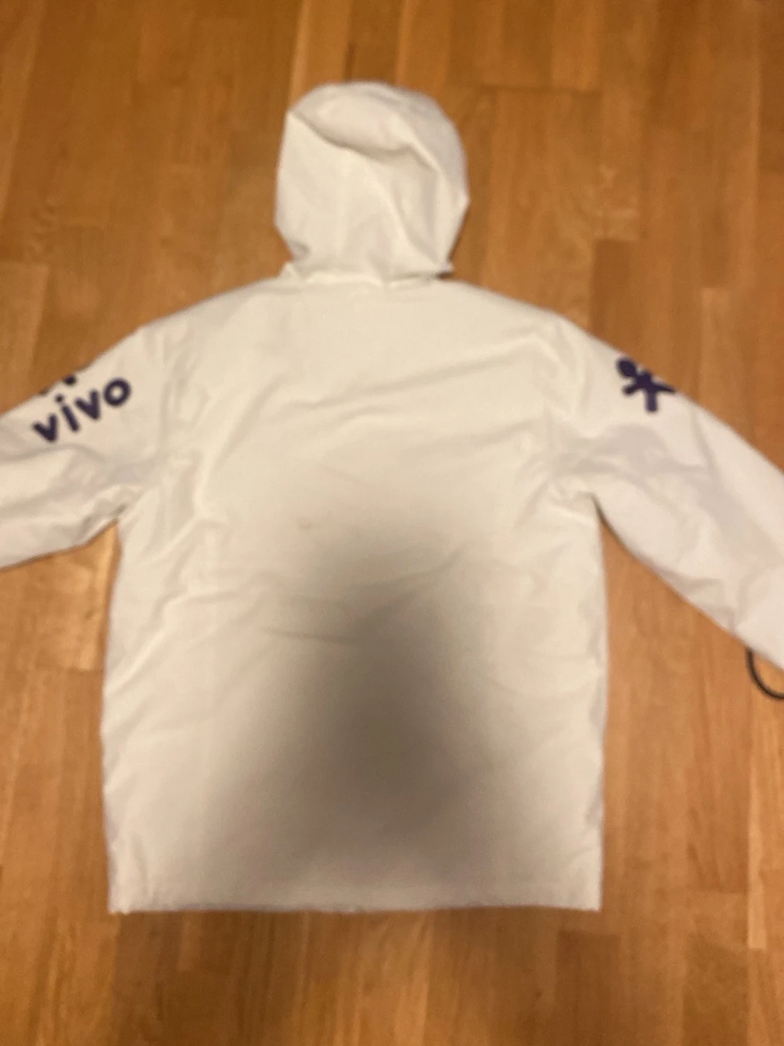 Vit Brasil Nike vindjacka med huva - 1