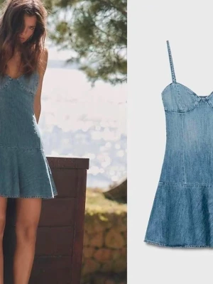 Populär jeansklänning ifrån Zara! - Änvänt en gång!!