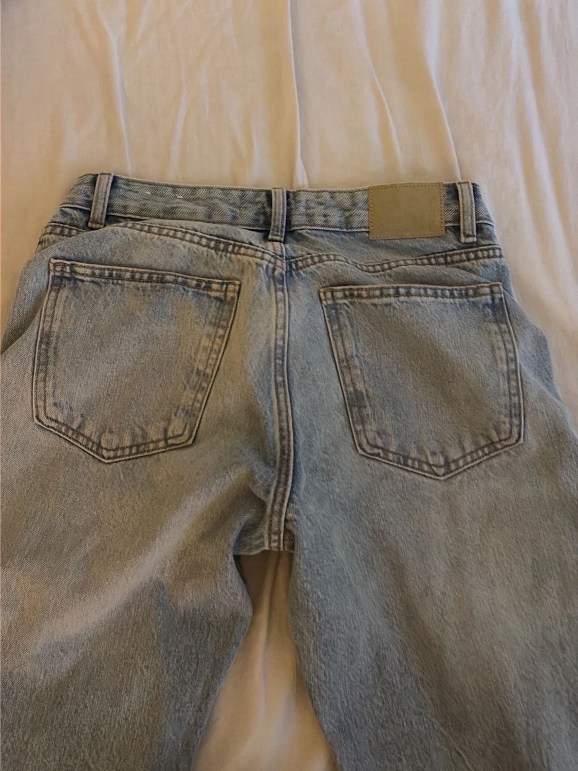 Ljusblå raka jeans - 1
