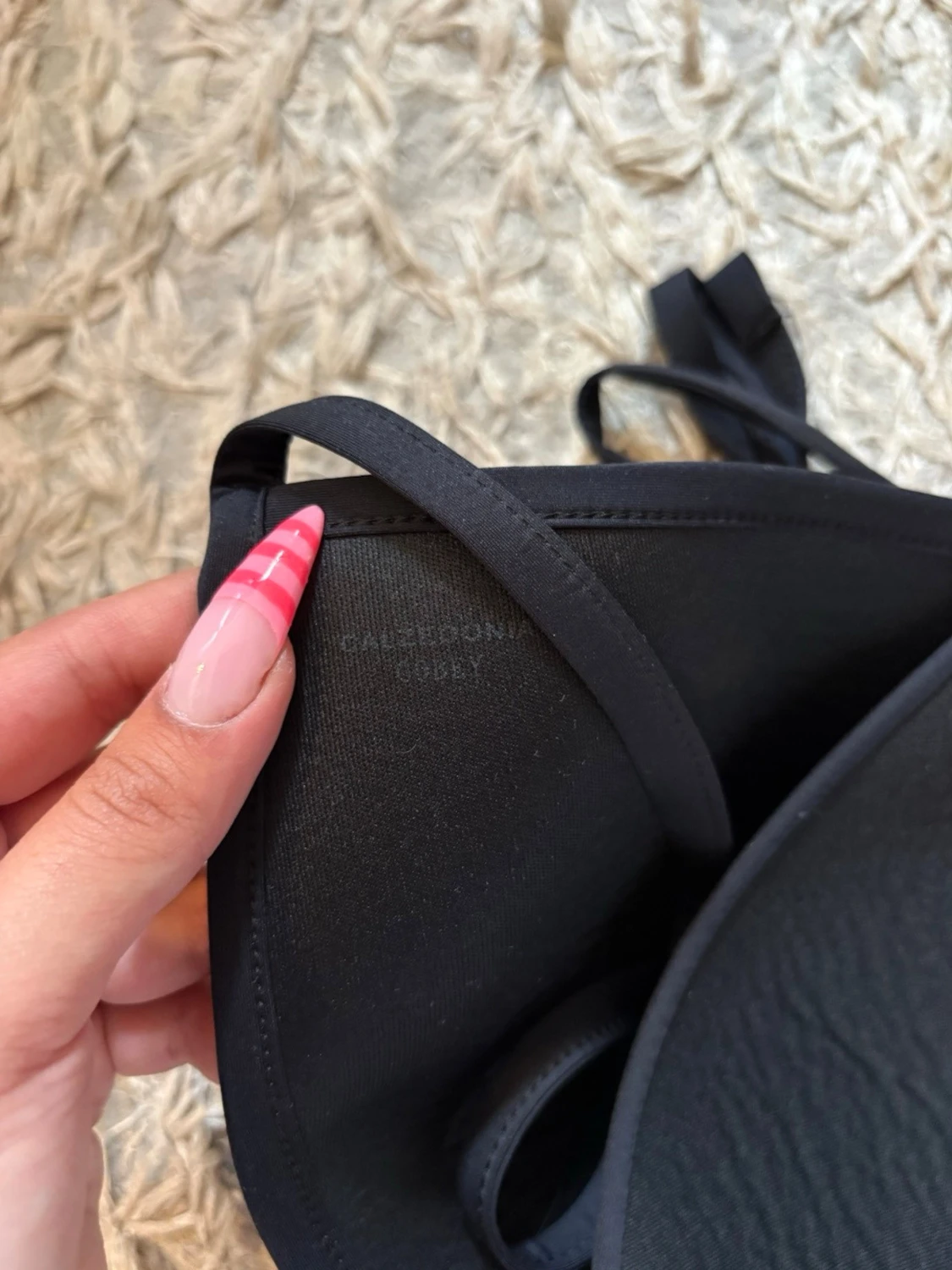 svart calzedonia bikini - 1