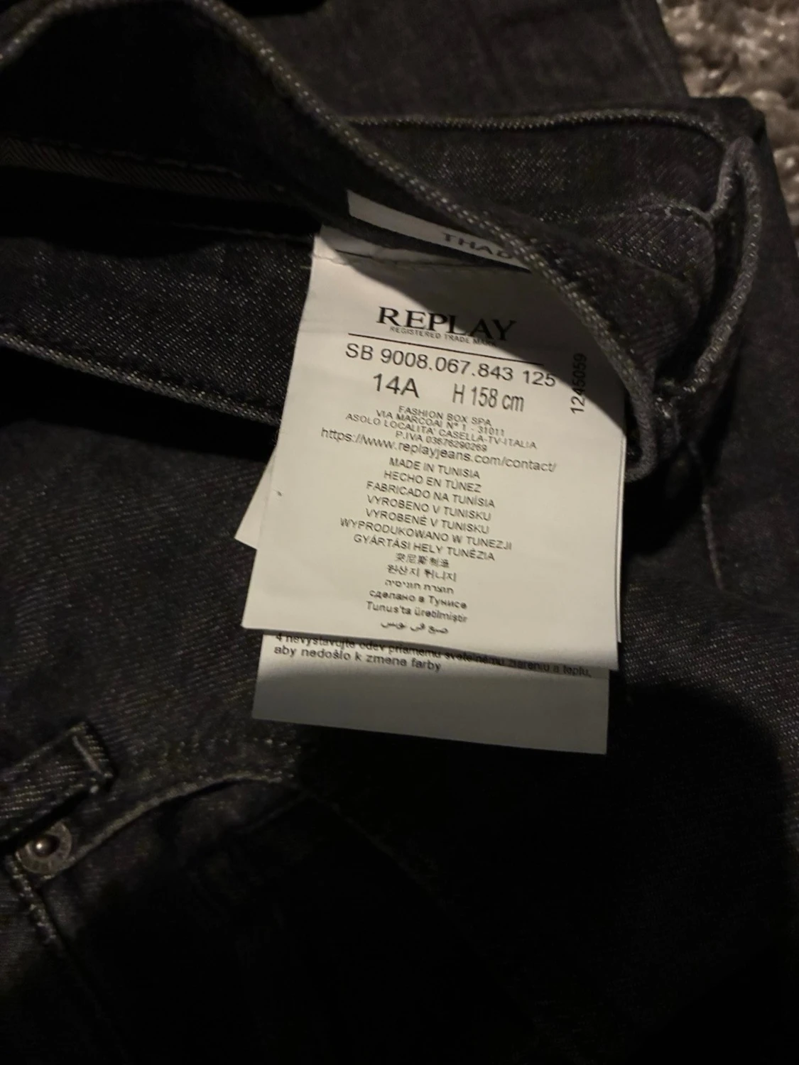 Svarta jeans från Replay - 3
