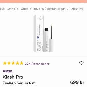  - Xlash PRO & Xlips . Det omtalade fransserumet som hjälper fransarna att växa , finns massa videos på youtube om den! Xlips är en läppplumper . Oanvända då jag råkade lägga dubbelbeställning🤪 350kr för båda 2 plus frakt 📦 