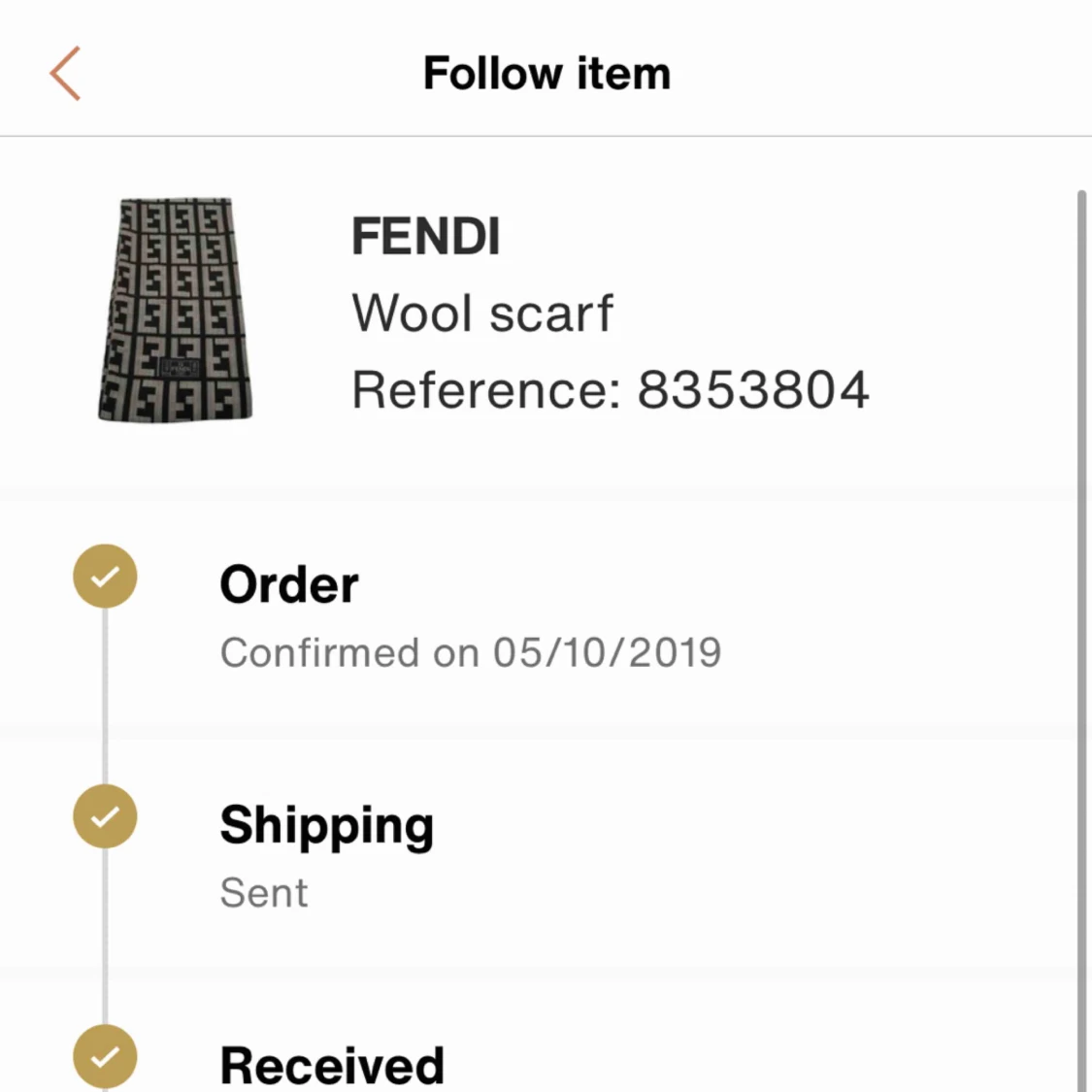 Äkta fendi halsduk - 90