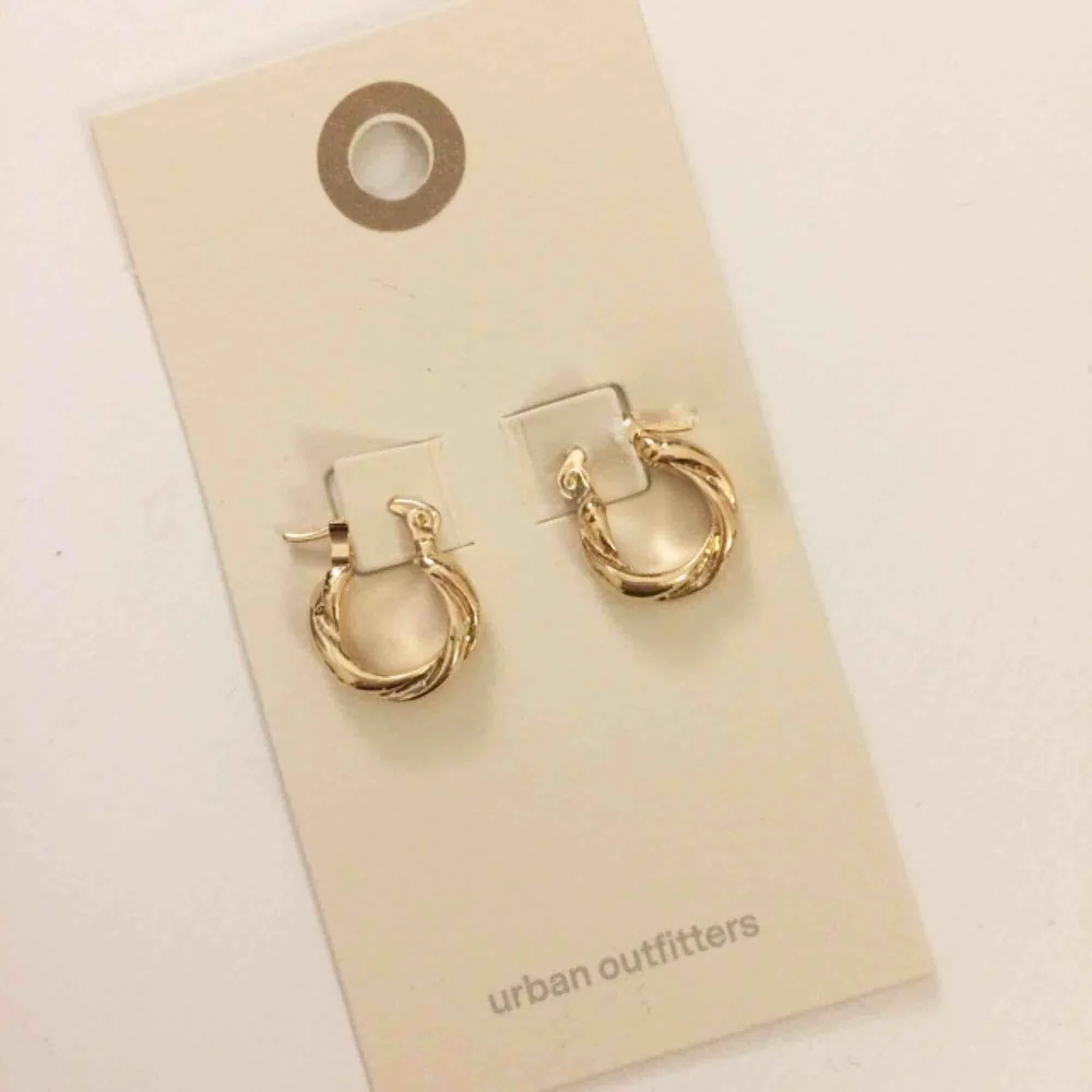 Jättefina guldfärgade örhängen från Urban Outfitters. Aldrig använda. Fri frakt!. Accessoarer.