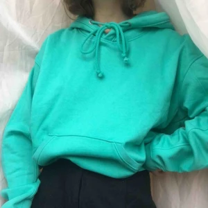  - Jättefin turkos hoodie från Weekday som säljs då jag har för många. Helt ny med lapp kvar! Säljs inte längre! Nypris 300. Passar nog alla mellan XS-M/L. Möts upp i Stockholm eller skickar mot frakt (63:-)