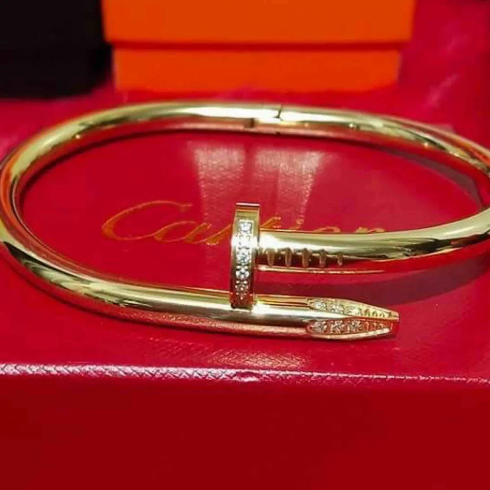 Cartier bangle i guld färg (oäkta) rostfritt stål.. bra kvalitet och hypoallergenic. Helt ny! Frifrakt . Accessoarer.