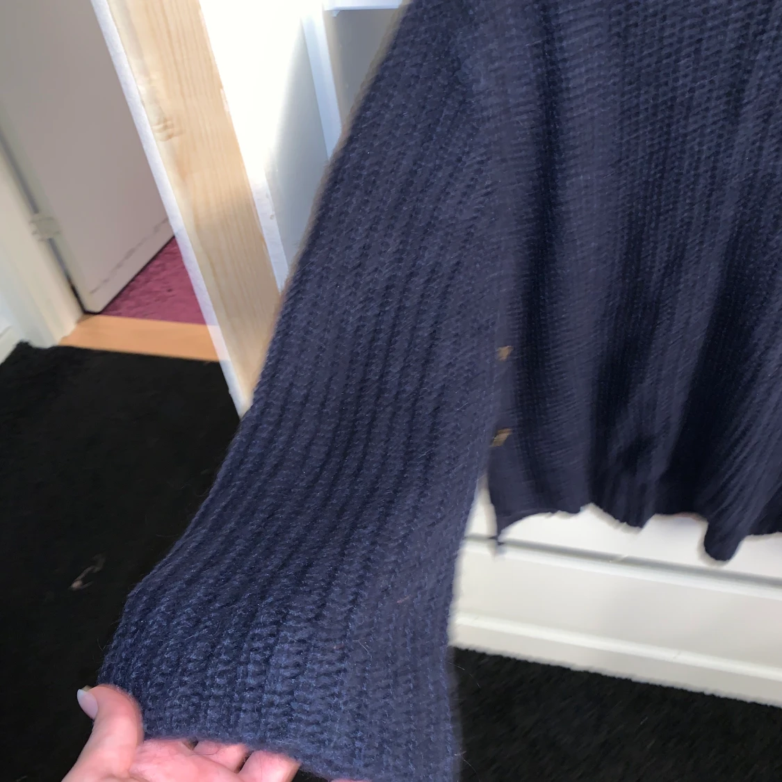 Blå Ellos stickad tröja - 91