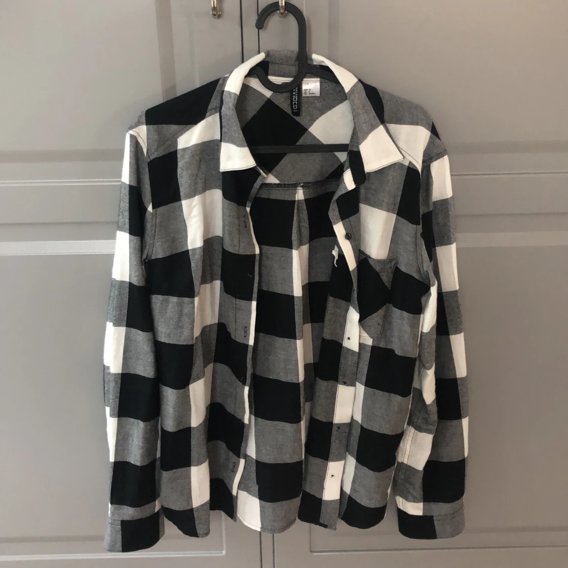 Rutig flanellskjorta - 91