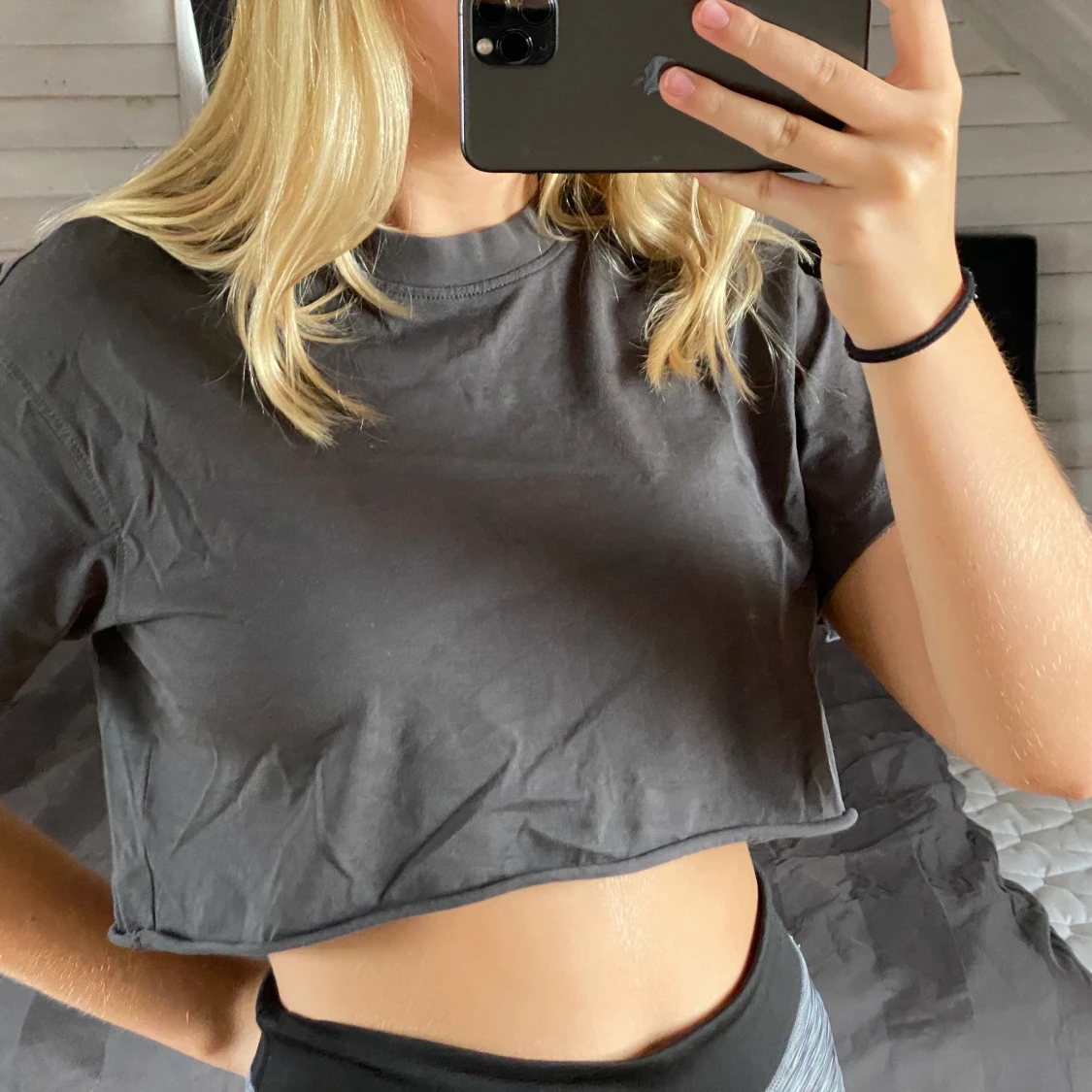 Croppad t-shirt - 90