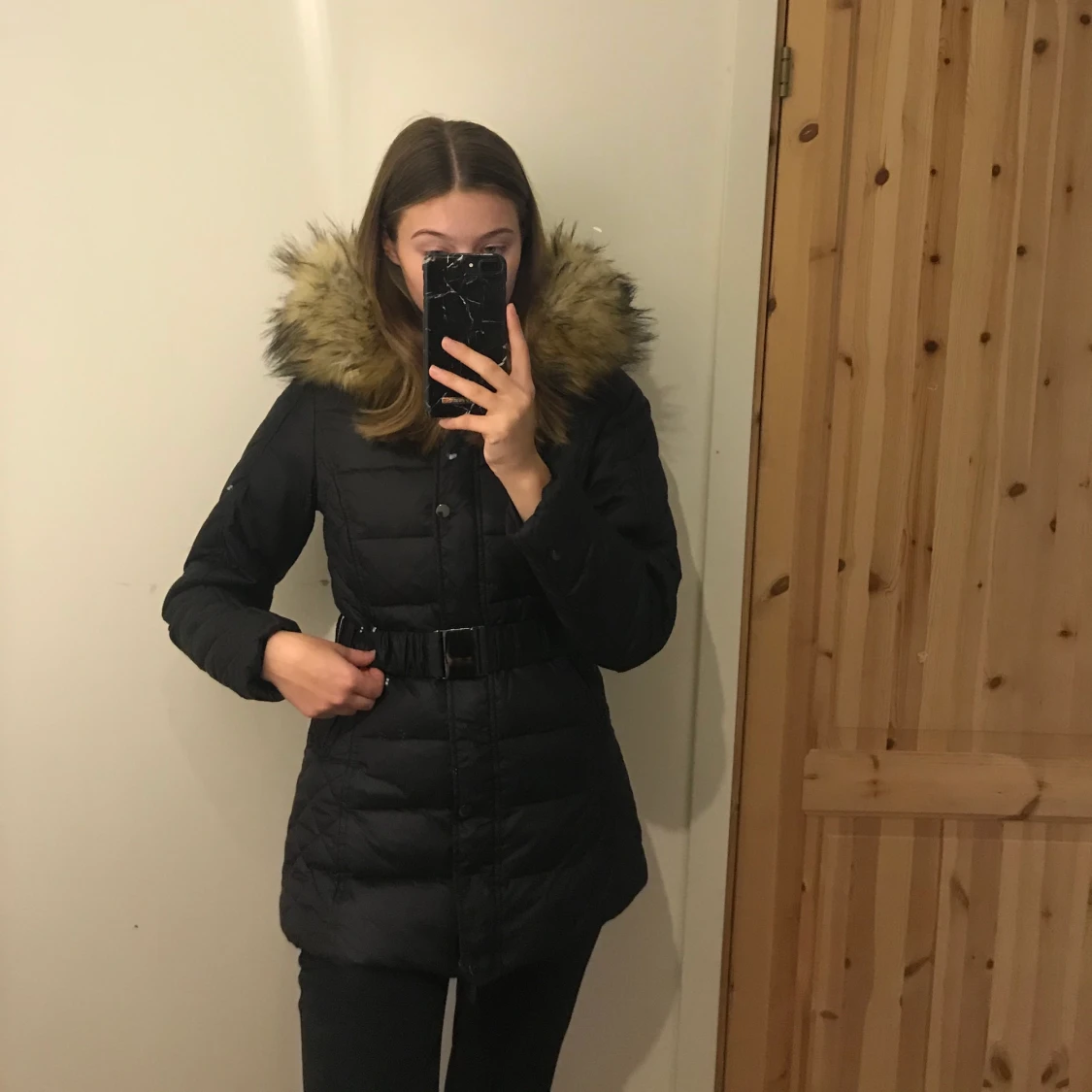 Vinterjacka med Päls  - 90