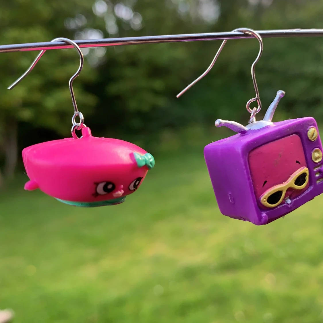 Ett par gulliga shopkins örhängen - 91